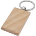 Product thumbnail Gian rectangular key ring in beech wood 0