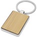 Product thumbnail Neta rectangular key ring in bamboo 0