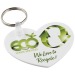 Product thumbnail Taiten heart-shaped recycled key ring 0