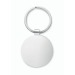 Round bamboo and metal key ring, Wooden key ring promotional