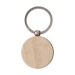 Porte-clés rond en bois, Porte-clés en bois promotional