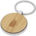 Product thumbnail Nino round bamboo key ring 1