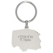 Zamac email eco key ring, 50 mm, custom-made metal key ring promotional