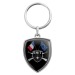 Product thumbnail Zamac key ring, coat of arms shape - P.U.H.T neutral 0