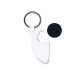 Porte-clés porte-jeton gratte-jeux anneau 25mm, Porte-clés jeton promotional