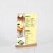 Porte-visuel/menu "I ou V"  plexi A5 210x148  socle bois wholesaler