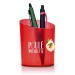 Plastic pencil cup, pencil cup promotional
