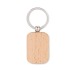 Product thumbnail POTY WOOD - Wooden rectangular key ring 1