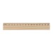 Product thumbnail Wooden ruler 16cm 0