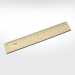 Certified sustainable wooden ruler 20cm wholesaler