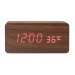 Product thumbnail Wooden alarm clock with wireless charger 2