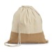 Drawstring bag with imitation jute wholesaler
