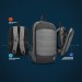 Business backpack, adjustable thickness, computer backpack promotional