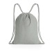 Recycled cotton string backpack 145 gr Impact AWARE, eco-friendly backpack promotional
