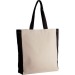 Product thumbnail Two-tone shopping bag in thick cotton 2