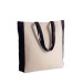 Product thumbnail Two-tone shopping bag in thick cotton 0
