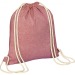 Madison recycled cotton drawstring bag, recycled or organic ecological gadget promotional