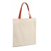Product thumbnail Cotton bag with coloured handles 1