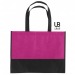 Product thumbnail Shopping bag two-coloured 38x29cm non-woven 4