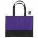 Shopping bag two-coloured 38x29cm non-woven wholesaler