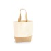 Shopper bag cotton/toile de jute, Burlap bag promotional