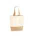 Sac shopper coton/toile de jute, Sac en toile de jute promotional