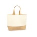Sac shopping XL coton/toile de jute, Sac en toile de jute promotional