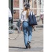 Recycled cotton tote bag 145 gr Impact AWARE, Durable shopping bag promotional