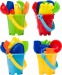 Product thumbnail Brightly coloured beach bucket 1
