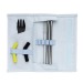 Set of 2 straws and cutlery, straw promotional