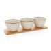 Product thumbnail 3 serving bowls with bamboo tray 4