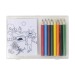 Product thumbnail Drawing set with 8 coloured pencils and 20 sheets of paper 0