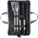 Product thumbnail Barbecue set in a zipped fleece pouch 1