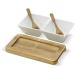 Product thumbnail Set of 2 bowls with wooden board 1