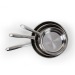Product thumbnail Set of 3 stainless steel pans 1
