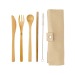 Product thumbnail Bamboo cutlery set 2