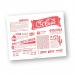 White paper placemat (one thousand), placemat promotional