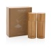 Bamboo salt and pepper set, salt shaker and salt mill promotional