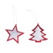 Set de noel (sapin et étoile), décoration de sapin de Noël promotional