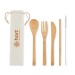 Product thumbnail SETSTRAW - Bamboo cutlery with straw 5