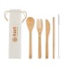 SETSTRAW - Bamboo cutlery with straw wholesaler