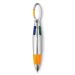 Stylo 4 couleurs avec mousqueton wholesaler