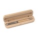 Product thumbnail Bamboo and metal pen with case 3