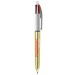 Product thumbnail 4 color bic pen with shine ballpoint pen and neckband 5