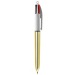 4 color bic pen with shine ballpoint pen and neckband wholesaler