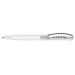 Ballpen New Spring Clear with metal clip wholesaler