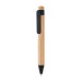 Stylo bambou, paille blé et ABS, Stylo en bois ou bambou promotional