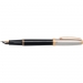 Prelude Fountain Pen - Black/Gold/Chrome, Set with fountain pen promotional