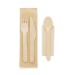 Product thumbnail Wooden cutlery set 1