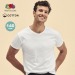 Adult White T-Shirt - Iconic V-Neck wholesaler